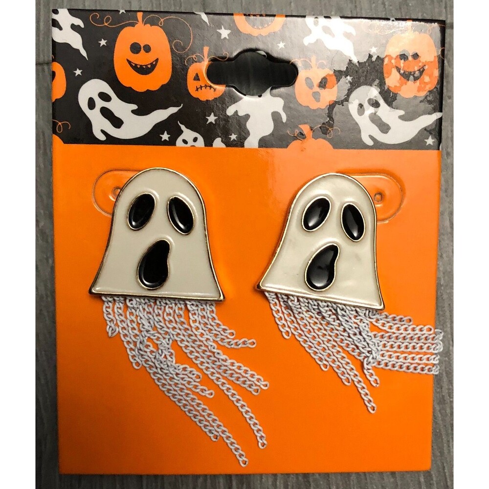 Ghost Dangle Earrings NWT